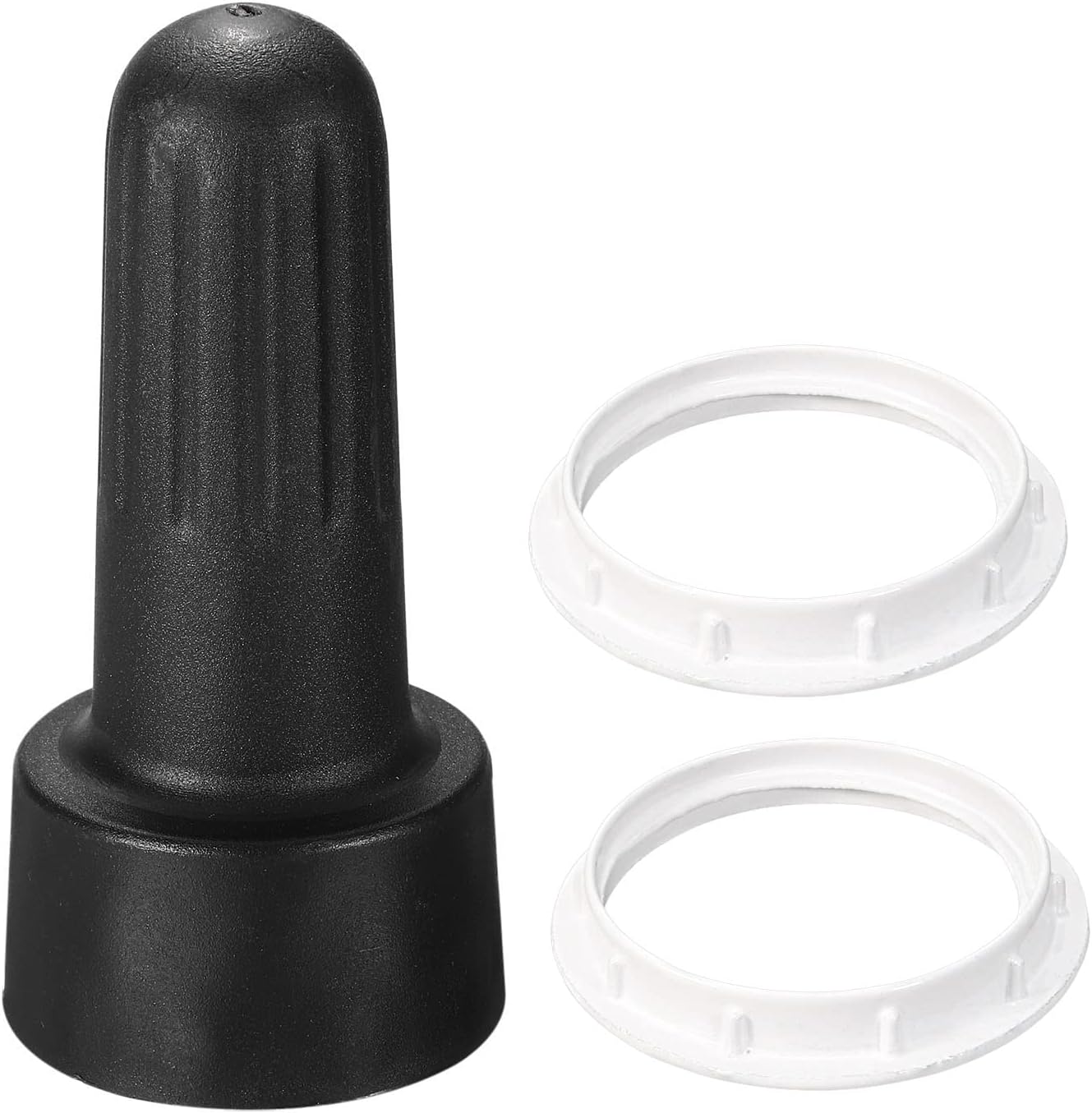 PATIKIL Socket Ring Removal Tool with Aluminum Lamp Shade Socket Rings 3 in 1 Set for Medium Base E26/E27 Sockets Light Fixtures