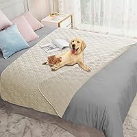 Vista 73 de Ameritex Funda impermeable para cama de perro, manta reversible para mascotas, para muebles, cama, sofá, sillón