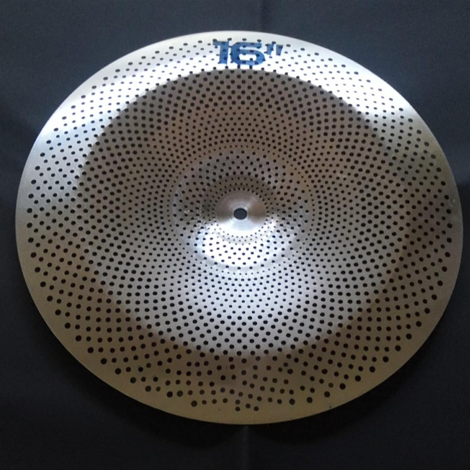 Silbernes Mute-Becken 16'' China Becken Übungsbecken Aus Legierung Becken für Anfänger