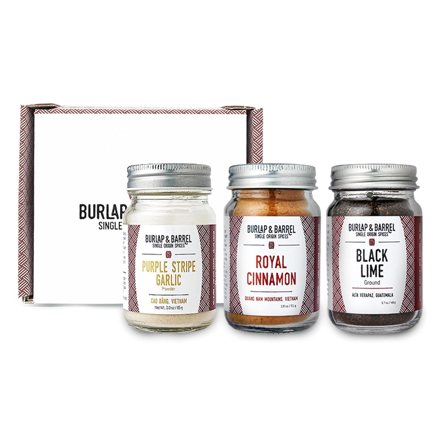 Burlap & Barrel Single Origin Spice Gift Box 3pk Spice