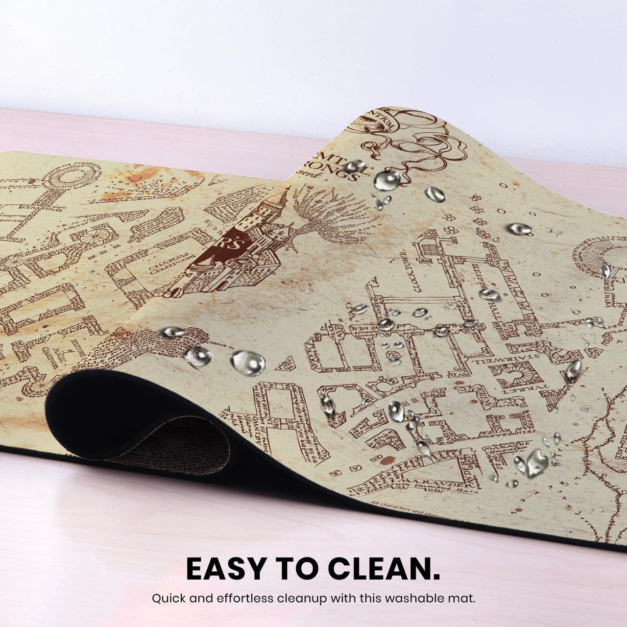 Head Case Designs Officially Licensed Harry Potter The Marauder's Map Graphics 37.4 x 15.75 x 0.16 inches (900 x 400 mm) - XL Gaming Office Desk PC Keyboard Mouse Mat Pad