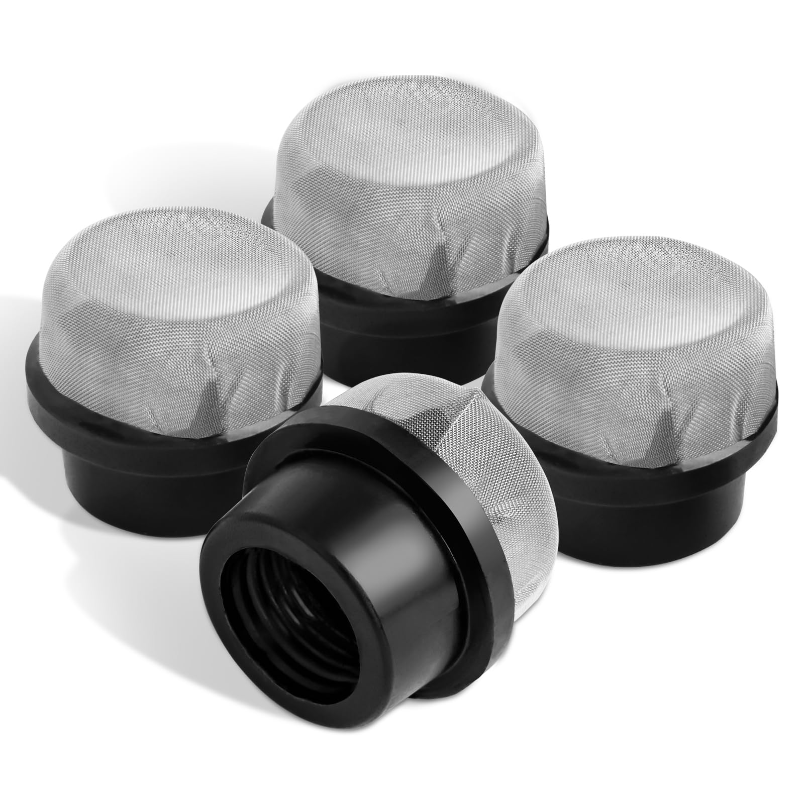 sawluv 4 pcs 190106Z Air Bleeder Screen Cap Compatible with Pentair Filter, Replacement Screen Cap for Pentair Clean and Clear Plus, EasyClean D.E. and Quad D.E Strainer, Durable Steel Mesh Cap