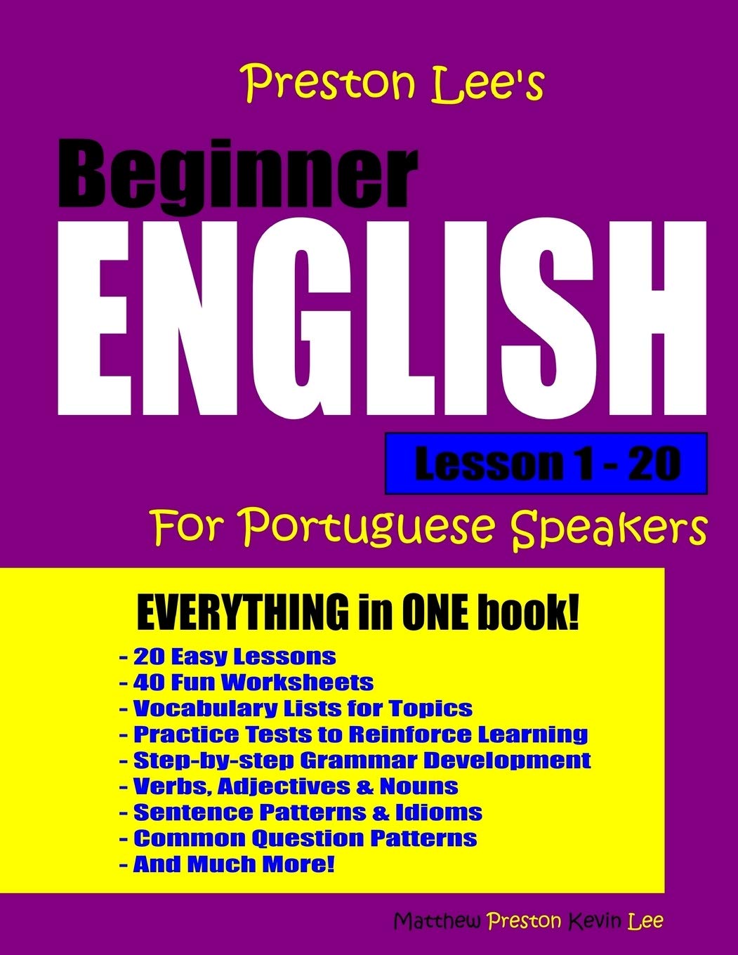 Preston Lee's Beginner English Lesson 1 - 20 For Portuguese Speakers (Preston Lee's English For Portuguese Speakers)
