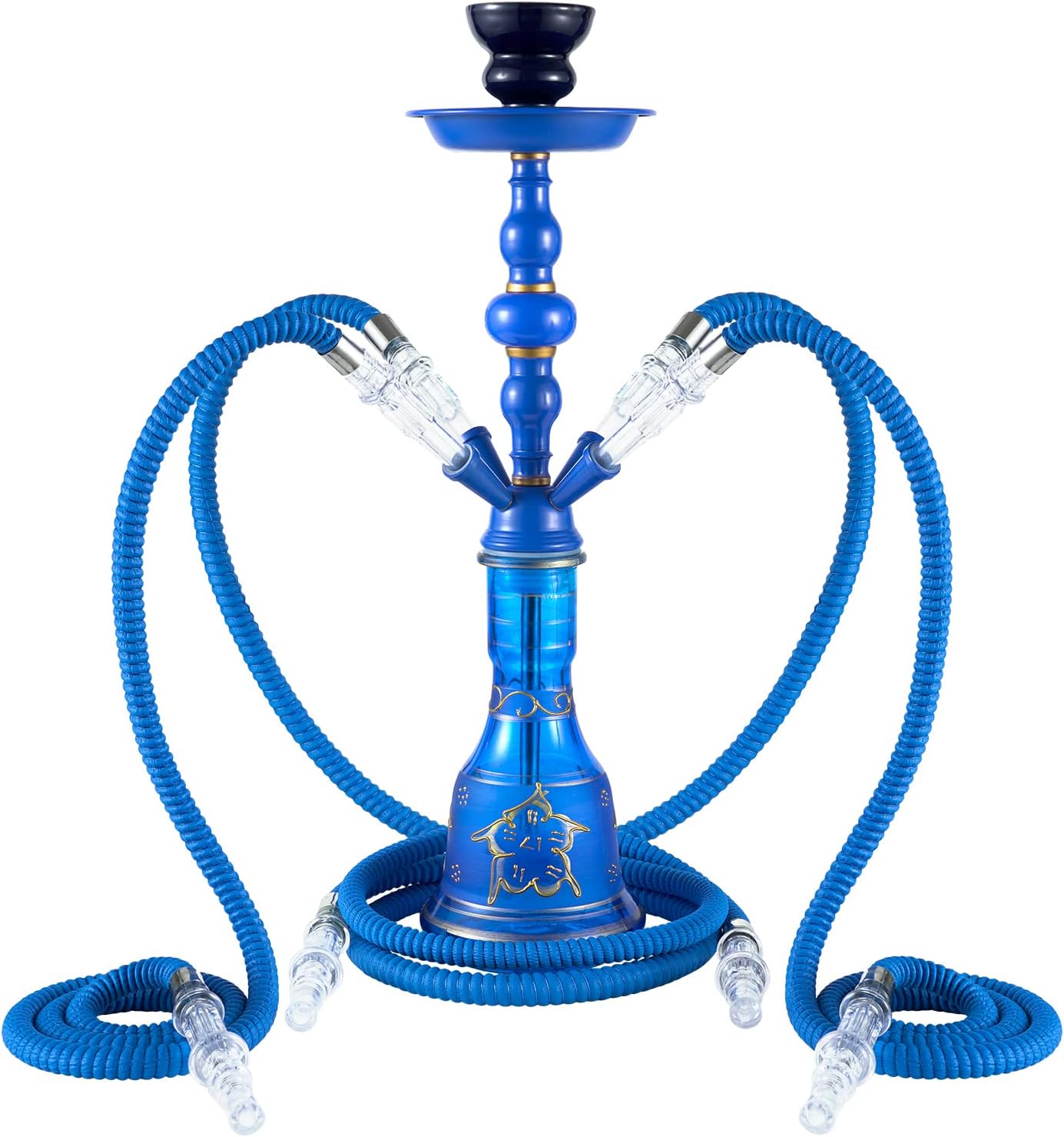 20" Hookah set 2 Hose Premium Shisha Hookah Kit with