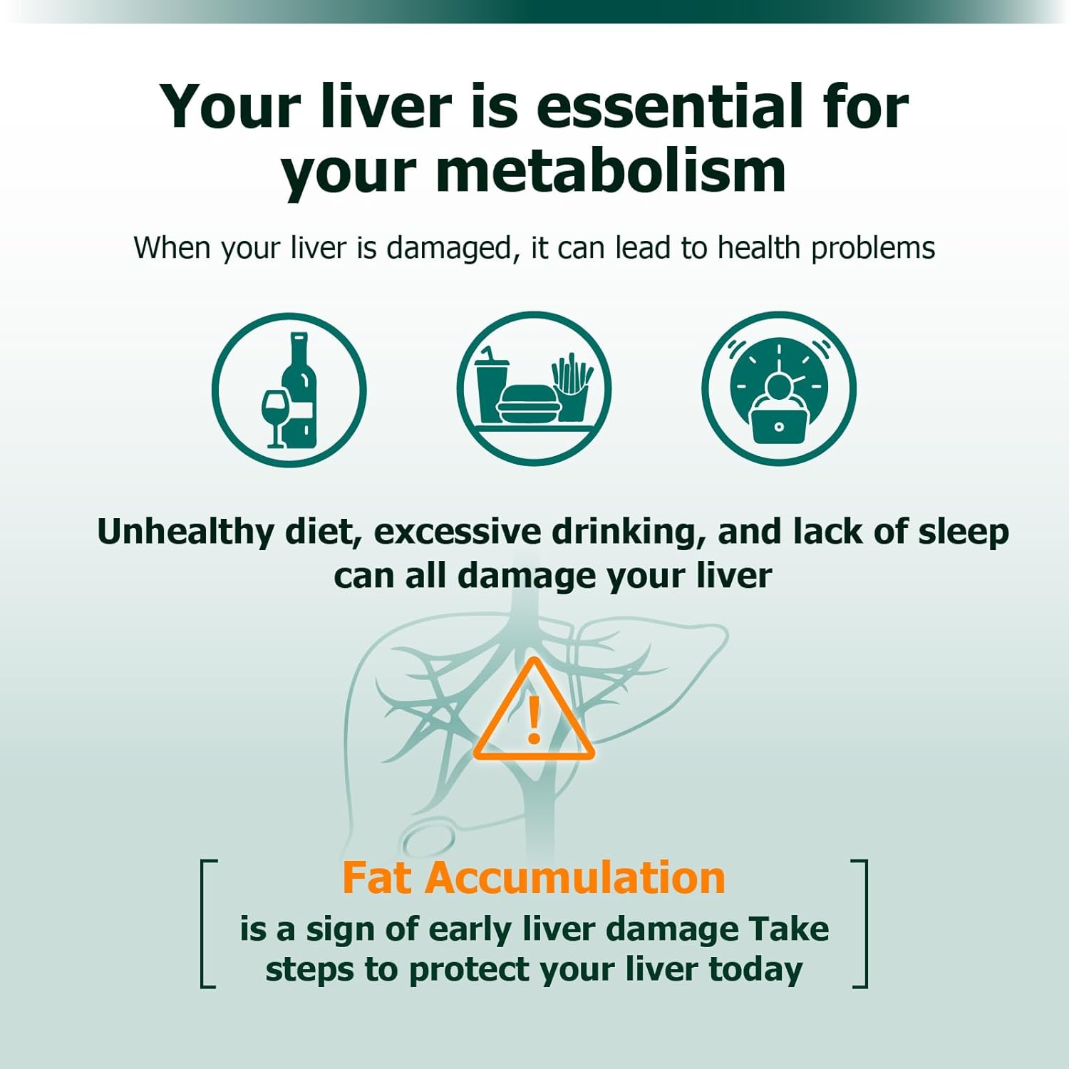 Liver Cleanse Detox & Repair PQQ + Inositol Formula, Updated V2.0 (Non Milk Thistle Supplement and Artichoke Extract), for Liver Health and Liver Detox, Liver and Vesicle Cleanser