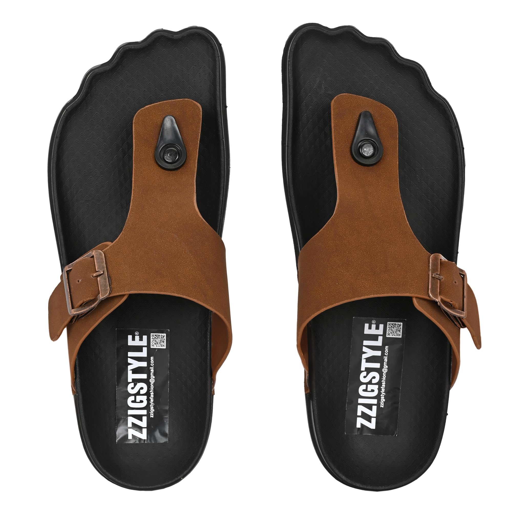 ZIGSTYLE Men's Flip-Flop Slippers | Comfort for Every Step | Slip-On Ease, Stylish Design | Perfect for Beach Days, Poolside Lounging, and Casual-image-19