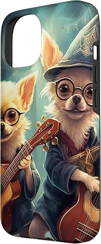Miniatura 8 de iPhone 14 Chihuahua Mago Guitarristas, Chihuahua Dog, Estuche Guitarrista Mágico