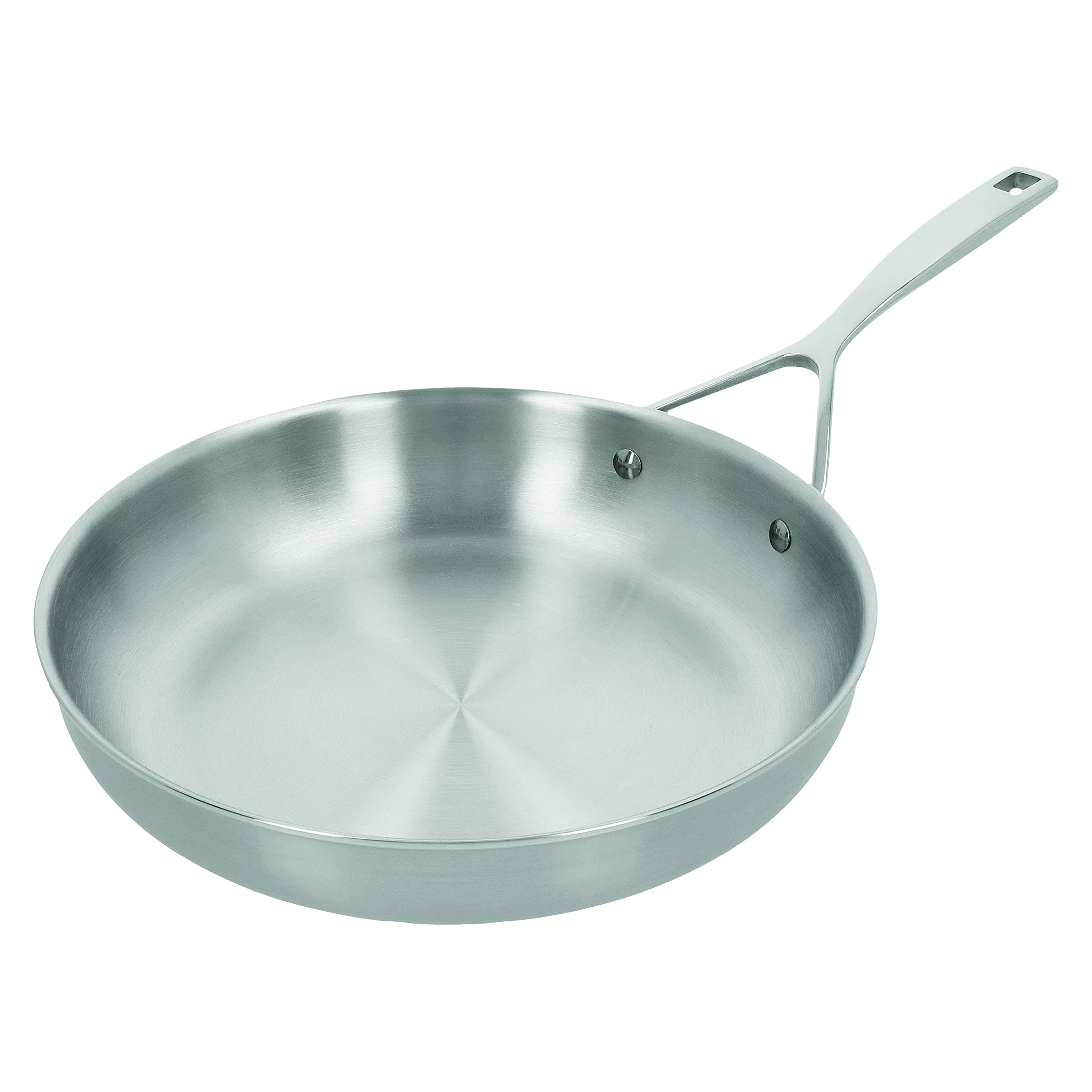 Padella Atma 30 Cm Acciaio Inox – Induzione E Forno – Made In France – Senza PFAS – Manico Rivettato