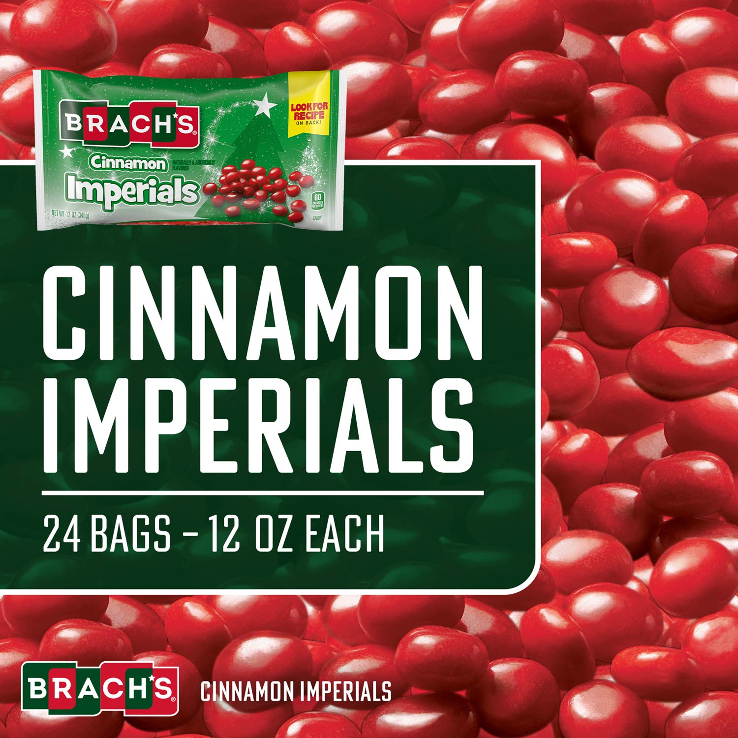 Brach's Cinnamon Imperials Candy, 12 Ounce Bag