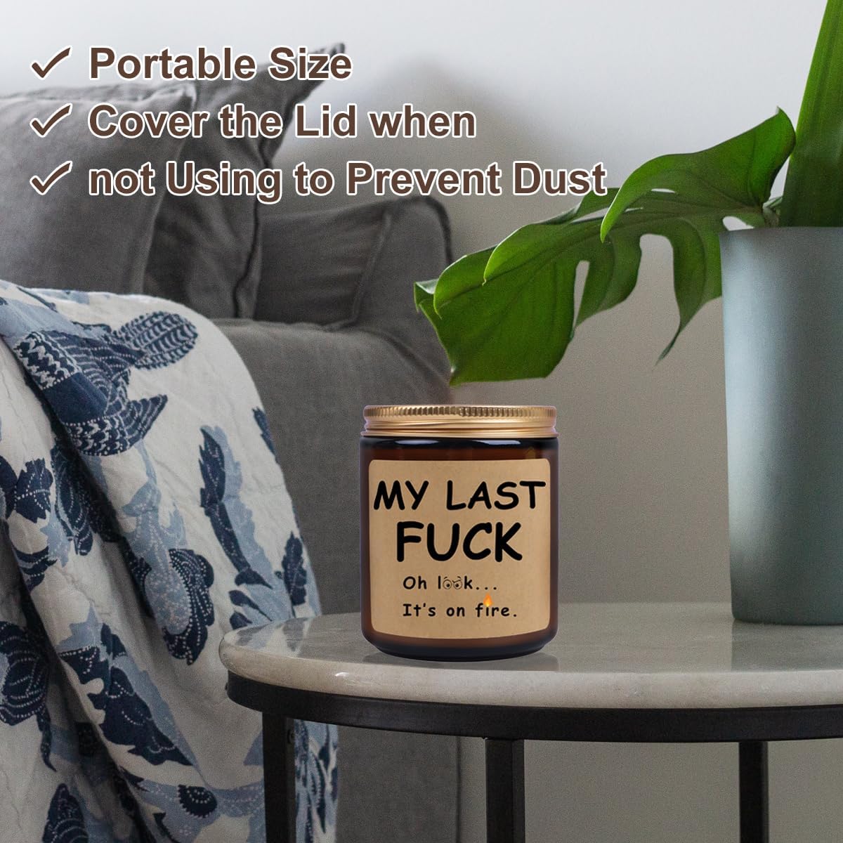 Vanilla Scented Candles, Candle Gifts for Women, Funny My Last F Candle Unique Candles for Home Scented, Hilarious Funny Gifts for Women, Men, BFF, Bestie, Best Friend, Coworker - Image 5