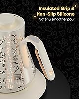 Vista 7 de Cocinare Collab Collection Chanior White Gooseneck Electric Kettle, ±0.5℉ Precise Temperature Control for Pour-Over Coffee & Tea, Quick Heating