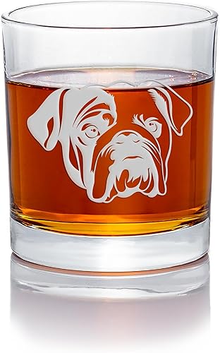 Cara de perro Bulldog Inglés Rocas Redondas de Vidrio – Regalo de Bulldog, Bulldog Inglés, Vidrio de Bulldog, Regalo de Bulldog