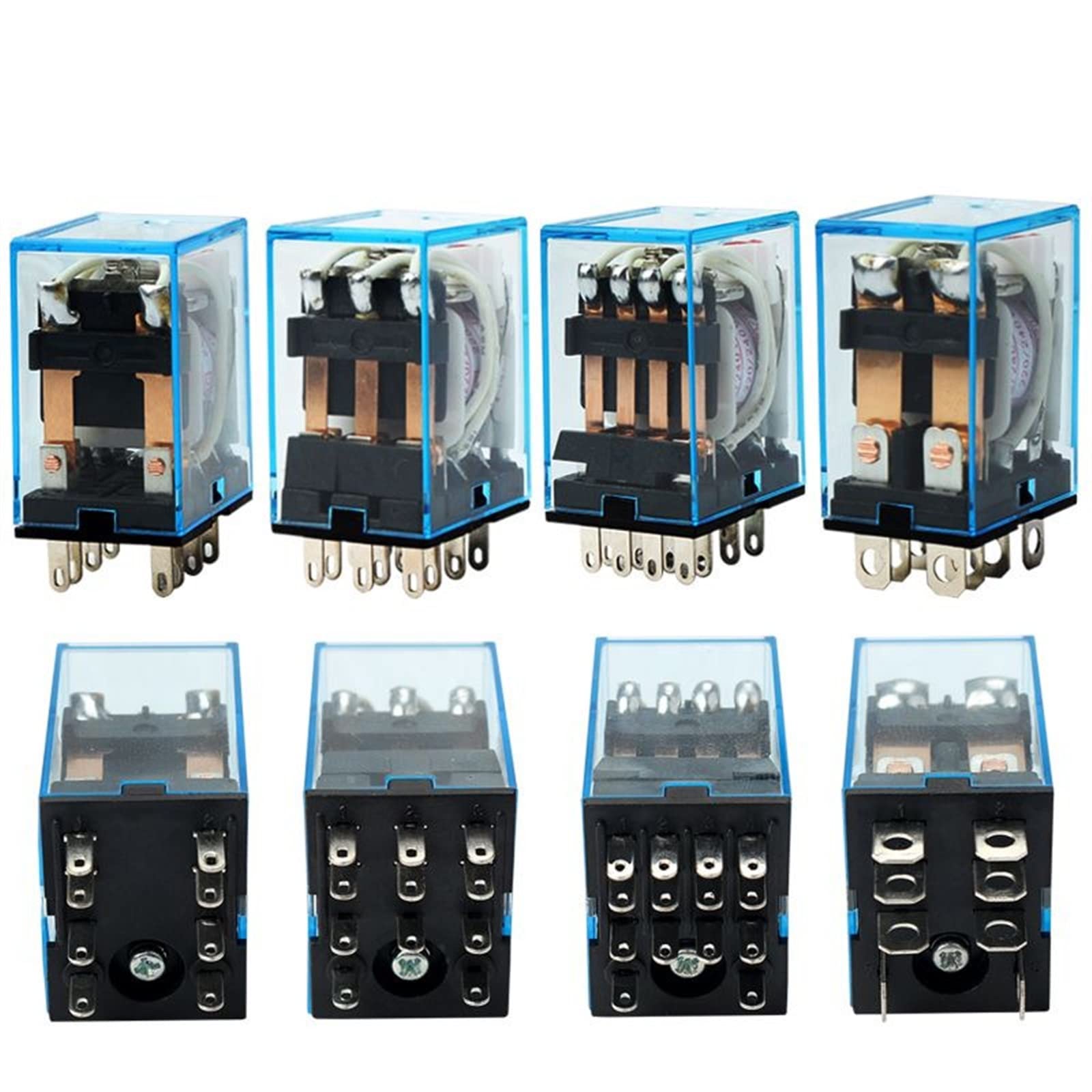 Relé electrónico de 8 pines LY2NJ para evitar sobrecargas en circuitos DC24V