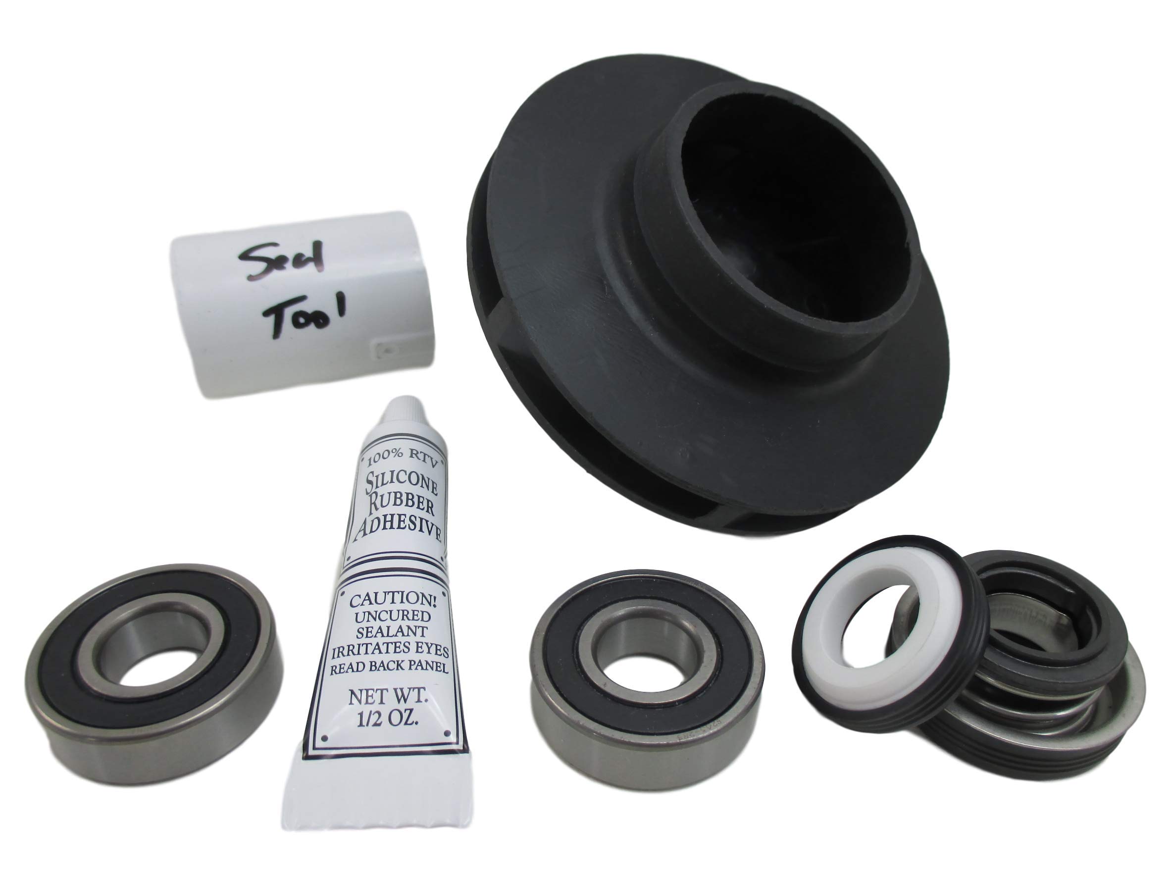 Amazon.com: Spa Hot Tub Pump 4.0HP Impeller, (2) Bearings & Seal