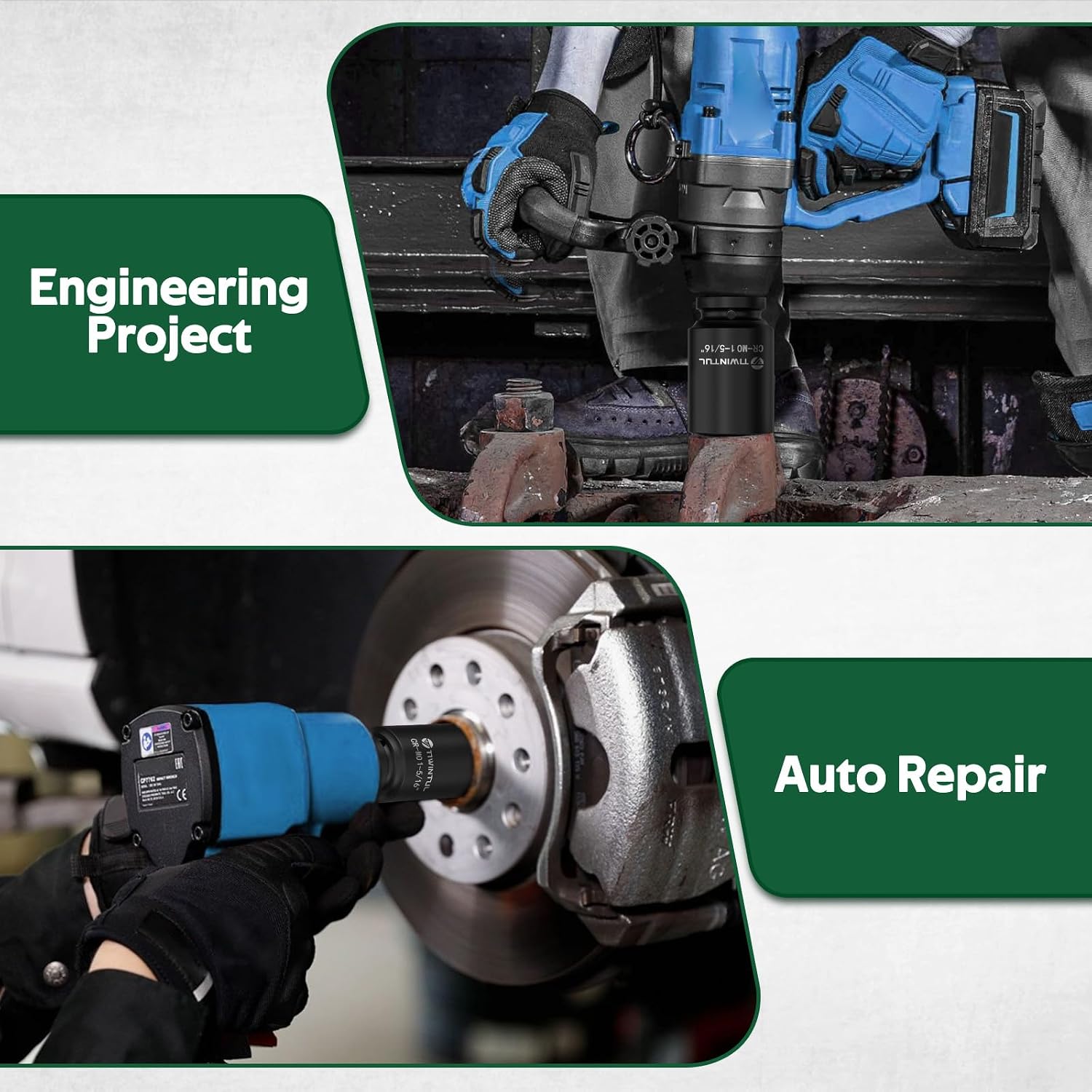 3/4 Drive Deep Impact Socket 1-5/16", Anti-Rounding 6-Point Design