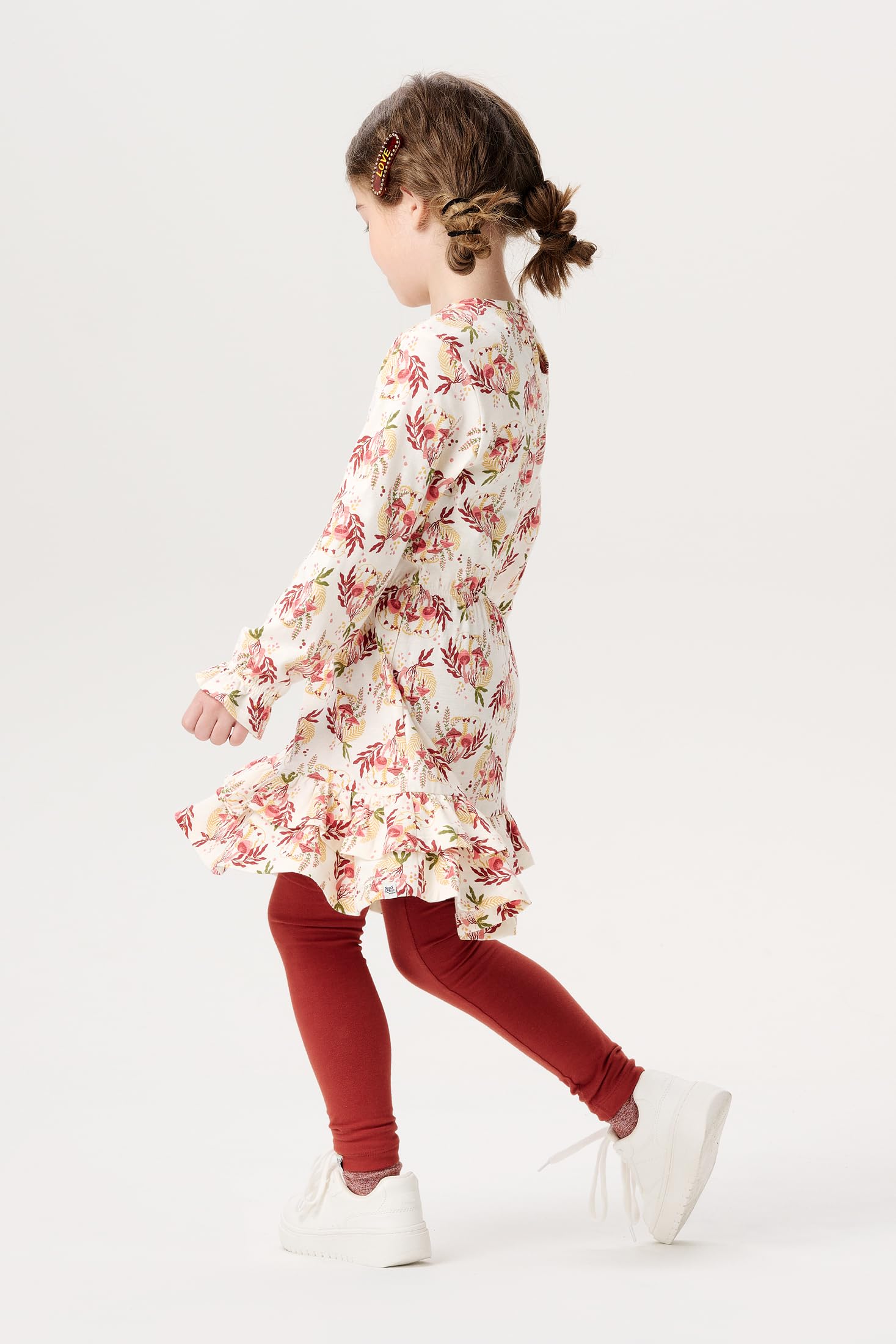 Noppies Sukienka do zabawy Dziewczynki Girls Dress Jordon Long Sleeve Allover Print