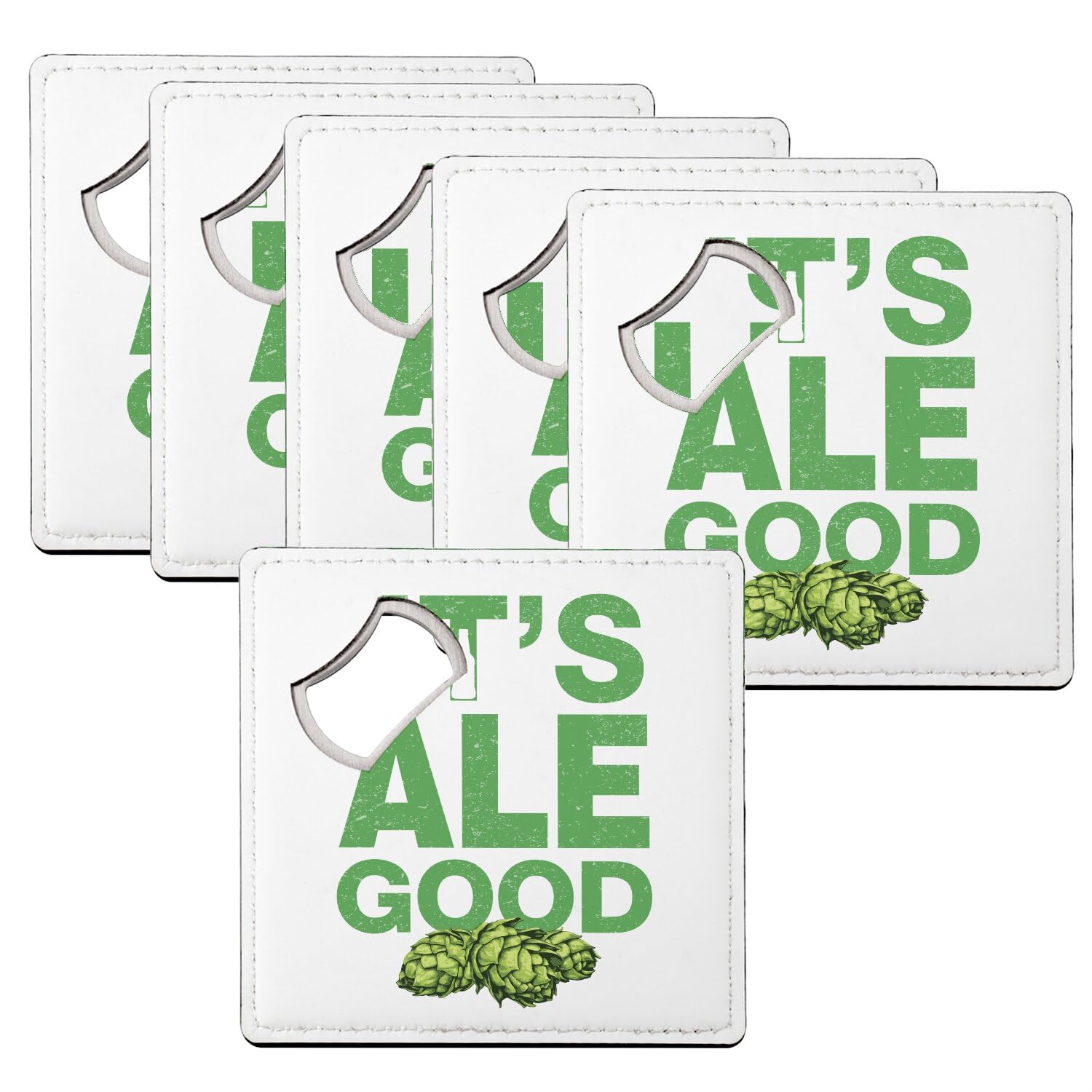 Sous verre décapsuleur IPA dessous de verre bière humour lot de 6