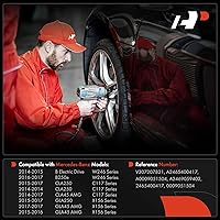 Vista 2 de A-Premium Sensor de velocidad de rueda trasera ABS para Mercedes-Benz - CLA250/CLA45 AMG, GLA250/GLA45 AMG, B250e, B Electric Drive, 2014 2015 2016