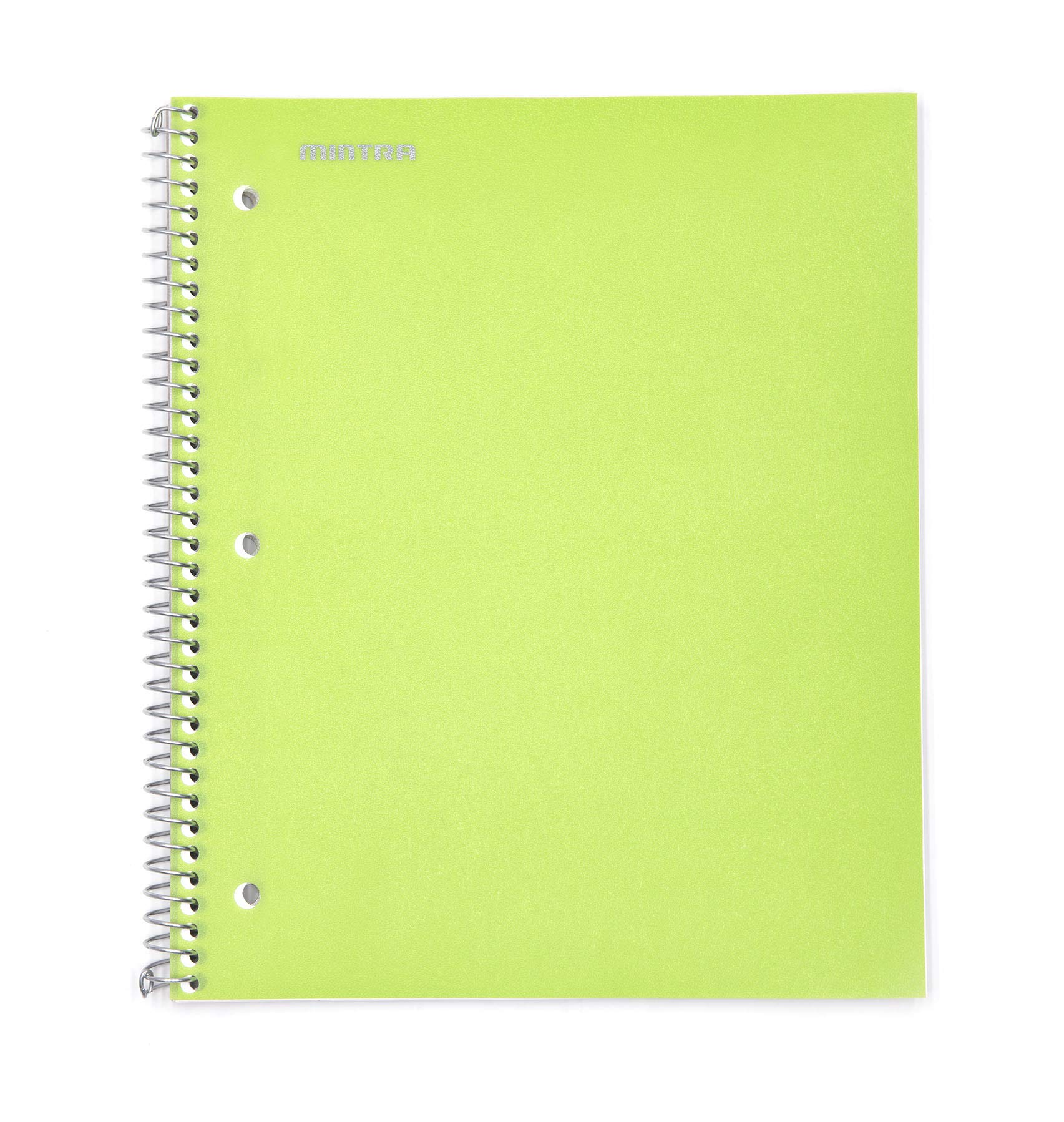 Mintra Office Carnet de notes à spirale durable, 1 sujet – 100 feuilles, poche, couverture résistante à l’humidité, école, bureau, affaires, professionnel 4x4 Graph 3pk bleu sarcelle
