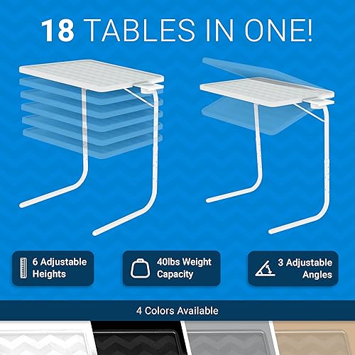 Miniatura 2 de Table Mate II Mesa plegable para TV Plástico Negro