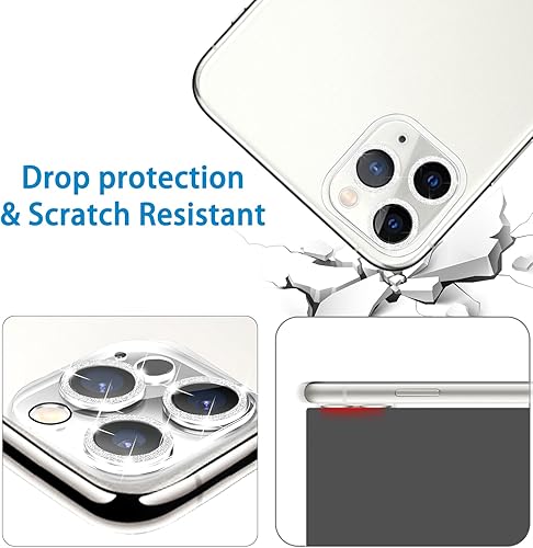 Miniatura 121 de 3 Pack Tempered Glass Camera Lens Protector for iPhone 12 6.1", Ultra HD, 9H Hardness, Anti-Scratch, Case Friendly, Easy to Install
