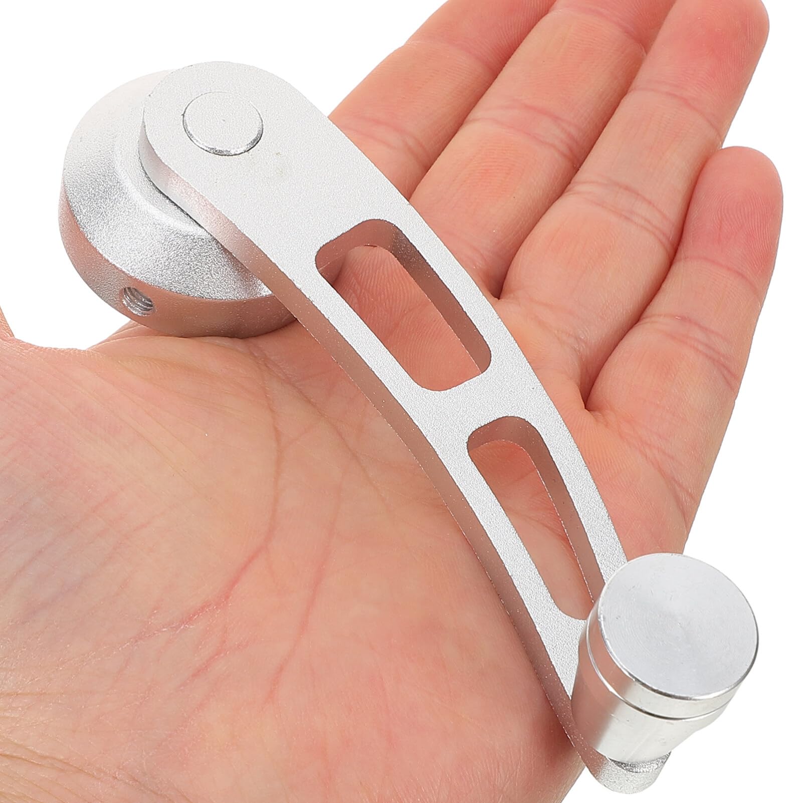SOLUSTRE Manivelle De Lève-vitre De Voiture Poignée Manuelle Alliage Aluminium Remplacement Pour Vitres Automatiques Accessoires Intérieurs Auto