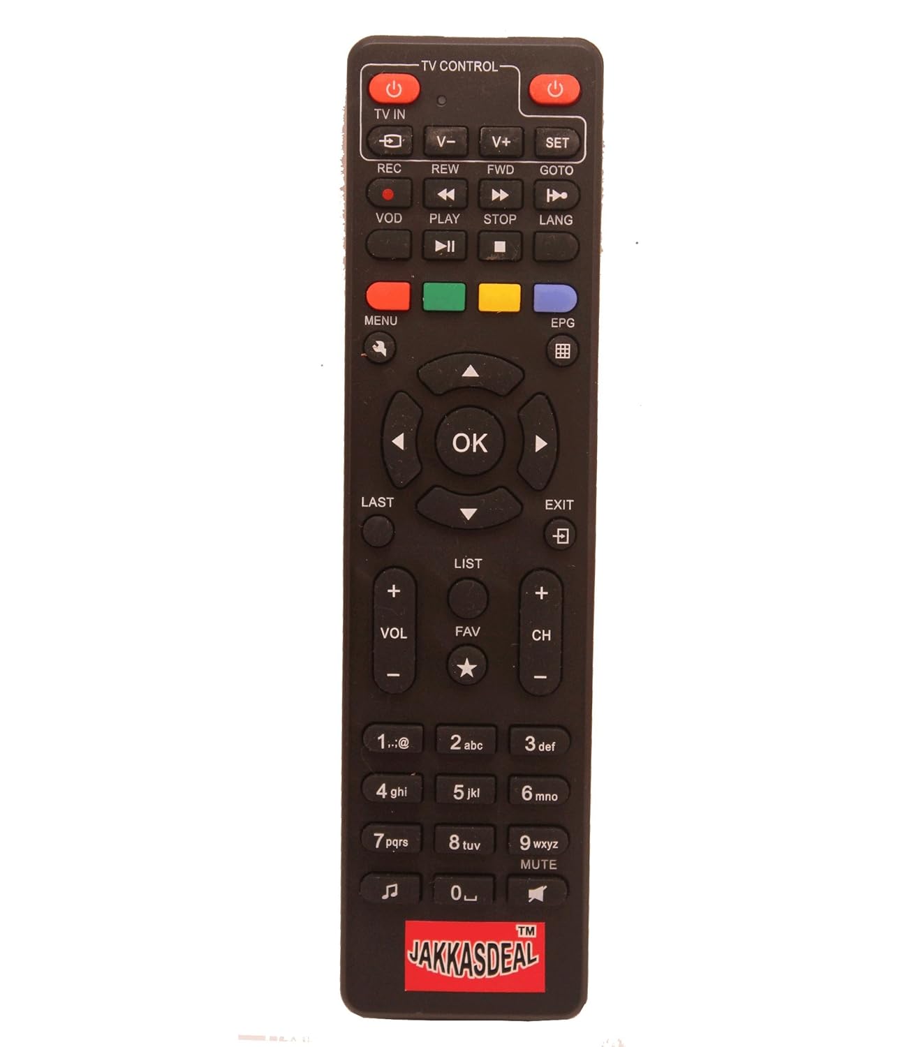 Buy Jakkasdeal Compatible Remote Control for GTPL HD Setup Box (11) Online at Low Prices in