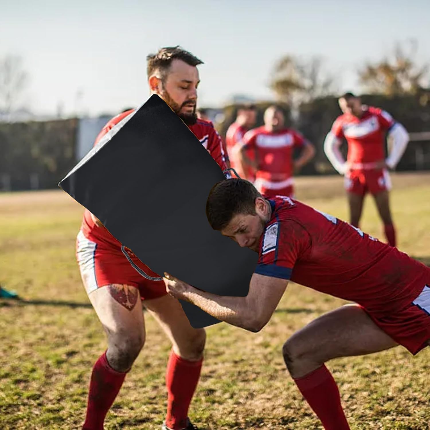 Boxing Pads Kicking Shields - Professional Blocking Training Pads for Martial Arts Muay Thai MMA Karate & Kickboxing - High-Density Padding with 5 Handles for Coaches Adults & Youth