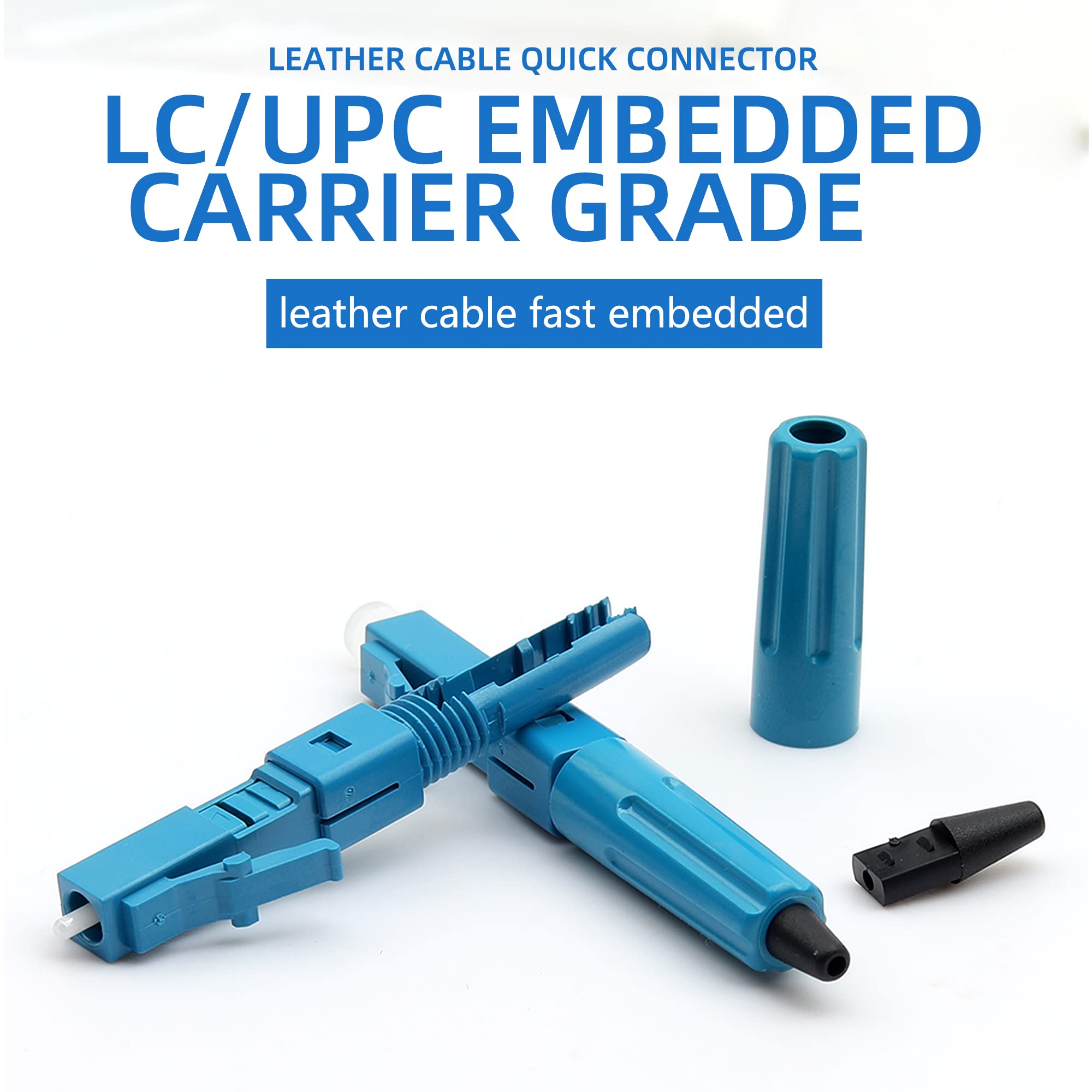 5 Adaptateurs Fibre Optique LC/APC Vers LC/UPC - Pour Réseaux Industriels, FTTH - Connecteur Céramique Classe A - 12