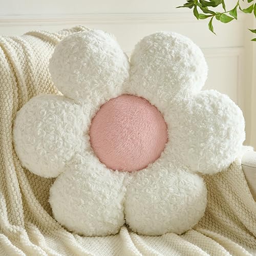 ZCNYCLAM Flower Pillows, Decorative Throw Pillow with Soft Plush for Couch, Flow