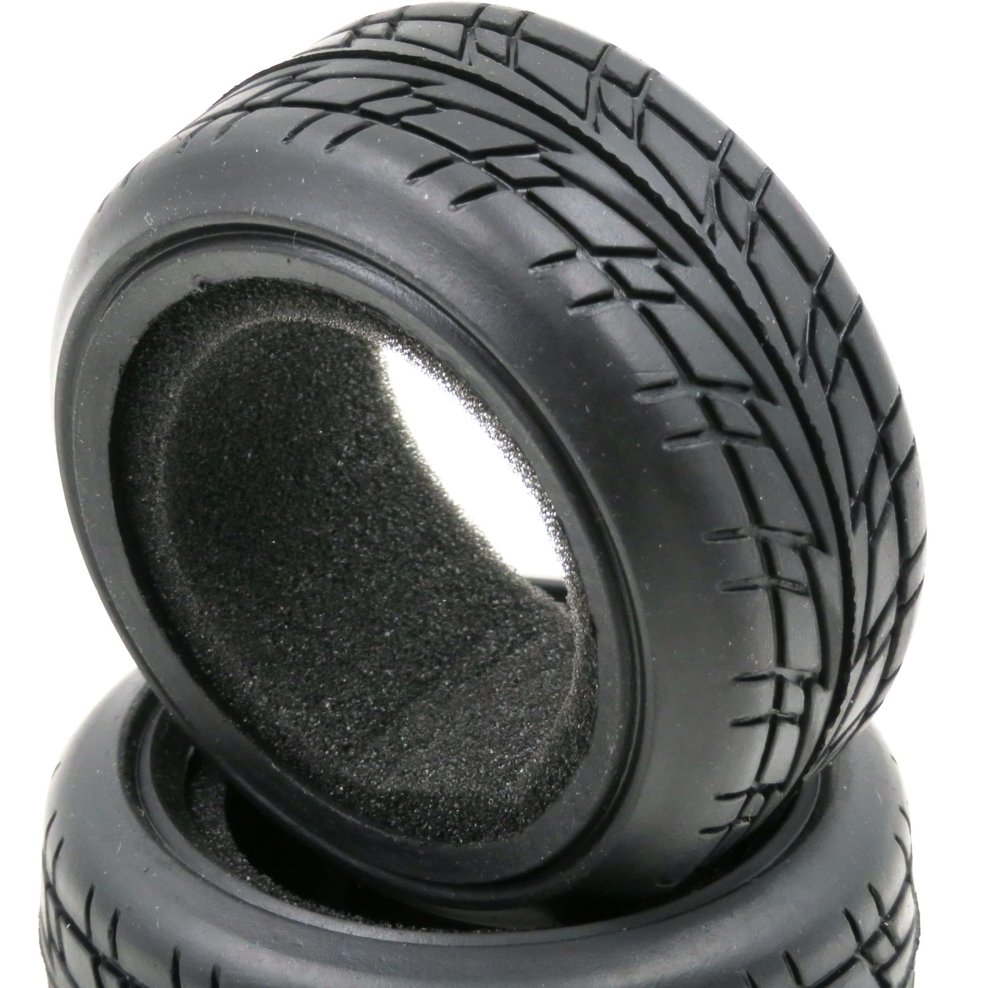 AIMROCK RC On-Road Tires 65mm - Soft Rubber Tyres With Foam Insert For 1/10 1/12 Touring Drift Cars, 4 Pack - View #6