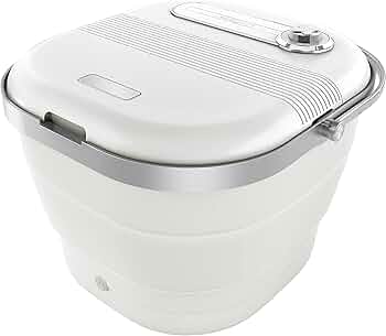 Amazon.co.jp : GOQRAQ フットバス 折り畳み 足湯 バケツ 足つぼ 極楽