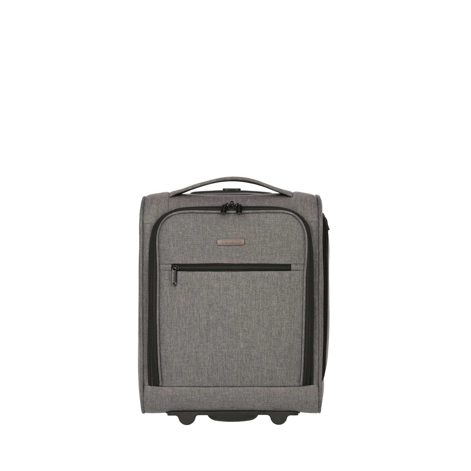 travelite valise cabine avion léger, avec Liquids Bag, 2 roues, CABIN Underseater, valise cabine à roulette, valise 45x36x20 easyjet, 43cm, 28 litres