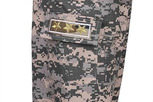 Miniatura 7 de HAPNBCELE Disfraz del ejército para niños, disfraz militar de juego de rol, disfraz de camuflaje para Halloween