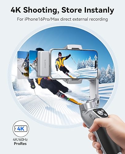 Miniatura 2 de ORICO SSD portátil de 512 GB de hasta 2000 MBs, diseño de enchufe directo, SSD externo de alta velocidad con interfaz USB 3.2 Gen2x2 de 20 Gbps,