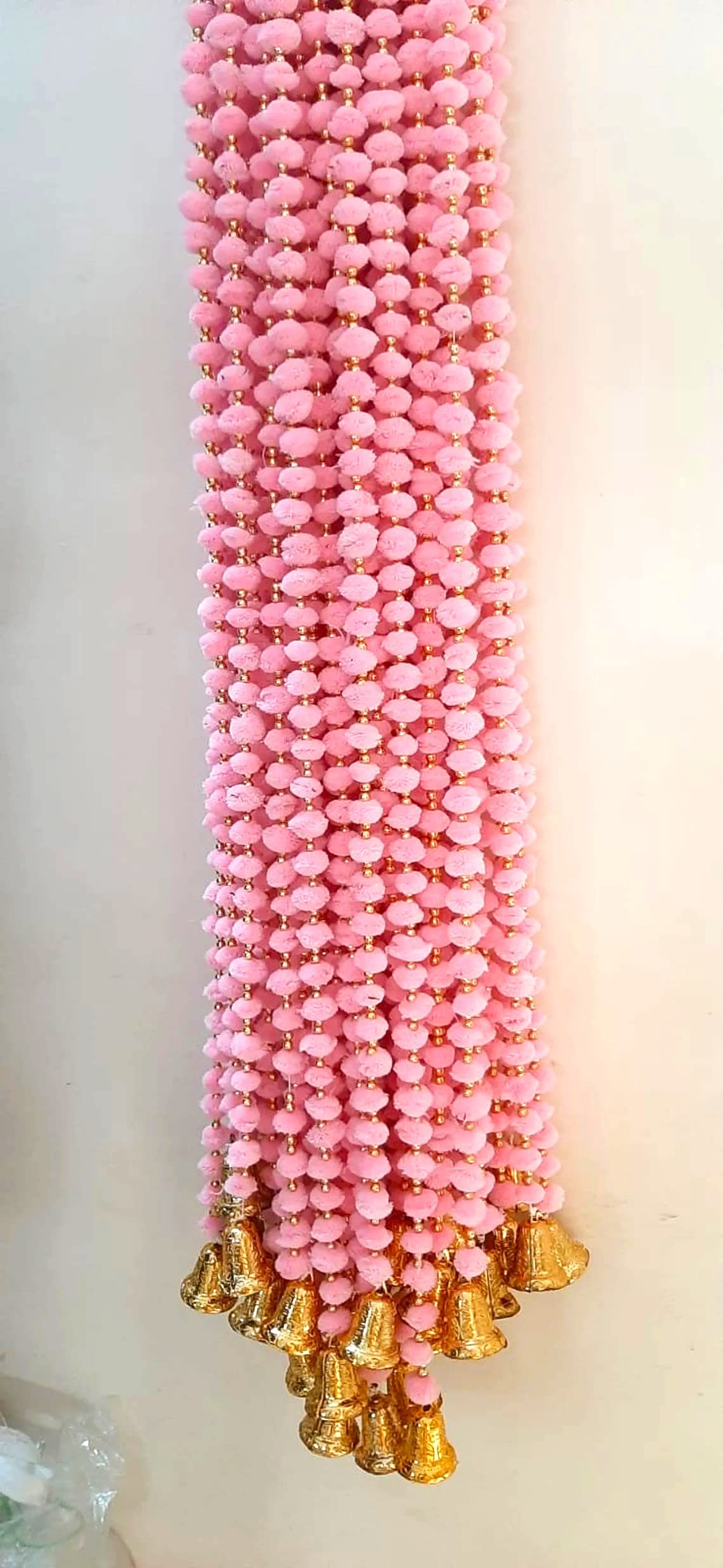 Indian Pink Color Artificial Decorative Pom Pom Garland Strings for Wedding Party Decoration Festival Decorations HomeDecor Set of 10 (B0B4WNH91X) Amazon Price History, Amazon Price Tracker