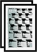 Vista 22 de MCS Foundation - Marco para póster de 18 x 24 pulgadas, color negro tradicional, vertical y horizontal, para colgar en la pared, marco grande