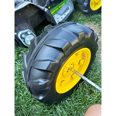 Peg Perego Replacement Wheels - 4-Pack Front & Rear Wheel Set For John Deere  Ground Force Tractor & Trailer Tractor Wheels