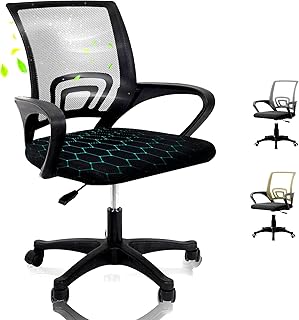 EveryKip Original® Silla Escritorio Ergonomica Ajustable con Apoyo Lumbar Negro| Ruedas Anti-Arañazos 360° | Sillas Oficina Ejecutiva Transpirable | Cadeira Ergonómica Office Chair