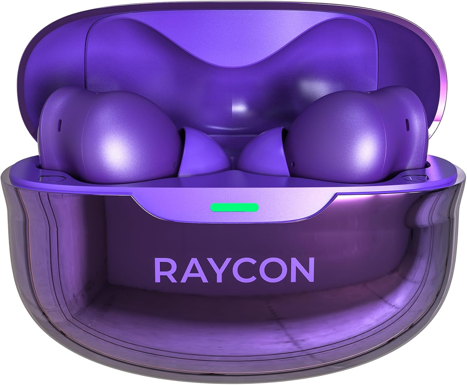 Raycon Pro Earbuds Wireless Bluetooth + 6 Microphones with Hybrid Active Noise Canceling, Sweat & Water-Resistant Earphones, Premium Wireless Ear Buds Bluetooth 40 Hours Playtime (Purple) - Image 2