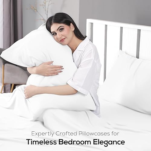 Miniatura 5 de Utopia Bedding Juego de sábanas Queen  Juego de sábanas de punto de jersey de 4 piezas  Sábanas de jersey de algodón  Sábanas elásticas de camiseta