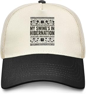 My Swing's in Hibernation Hat Trucker Hat Women Baseball Hats Funny Birthday Gifts