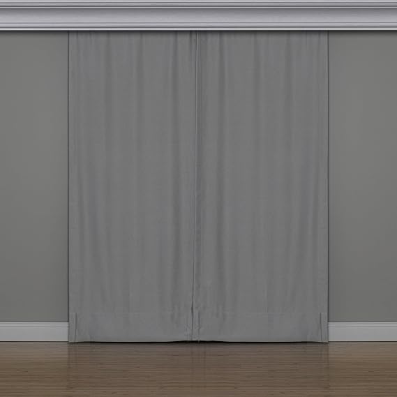 Gauze Fabric Design Blackout Stone Color Blackout Background Curtain 150 x 260