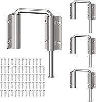 Vista 15 de Nueva Cerradura de Bucle para Puerta Corrediza de Patio - Pestillo de Bucle en Forma de U de 2-3/8 Pulgadas, Cerradura de Seguridad para Hogar