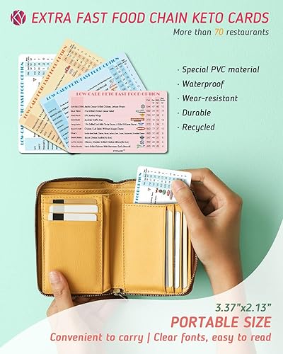 Miniatura 6 de Keto - Imanes de chapa para queso, 7 unidades para alimentos Ketogenic Diet, guía rápida para frigorífico Imanes de referencia para 119 ingredientes