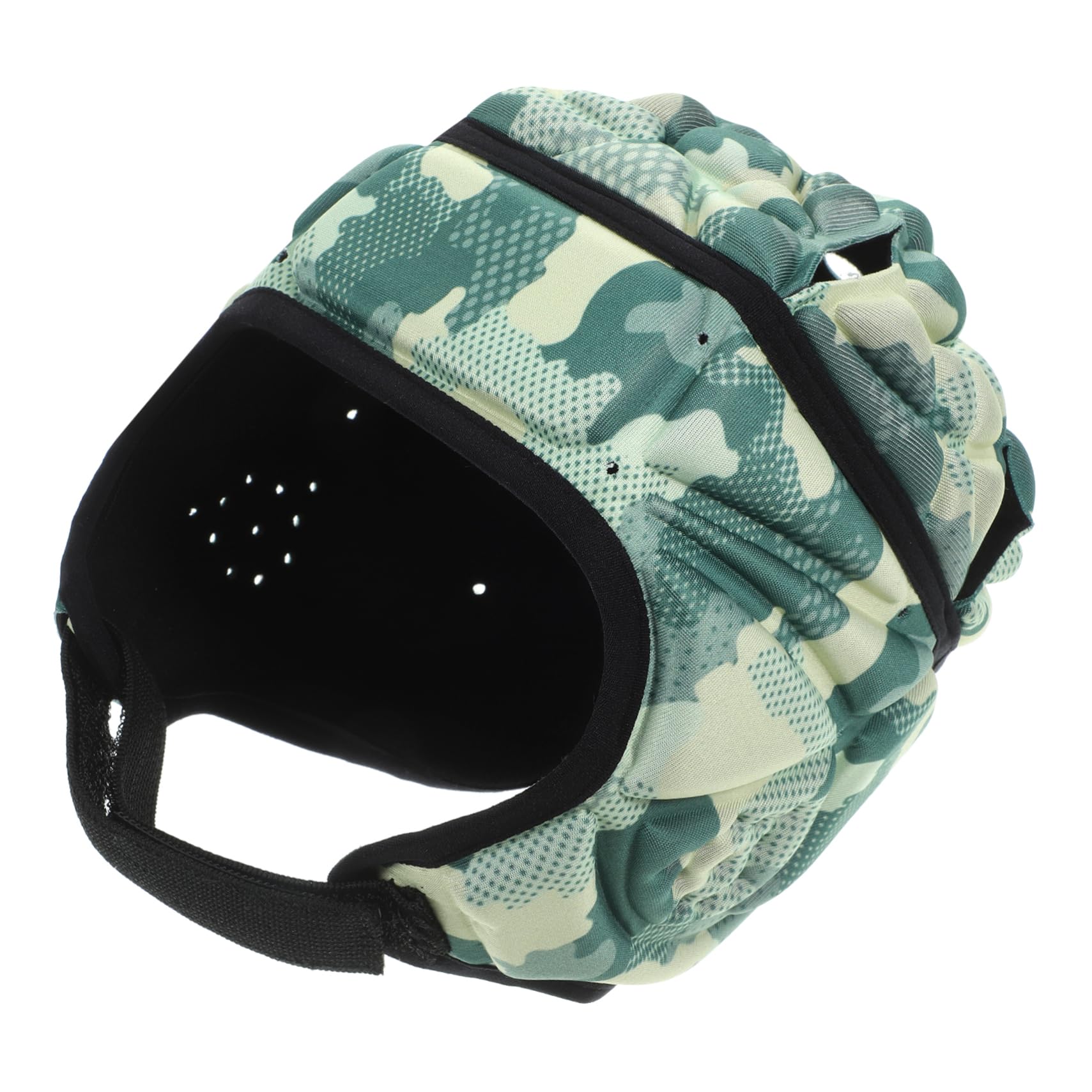 GALPADA cappello ragazzo caschi protettivi copricapo sportivo adulto comodo guardia hat rugby Camuffare berretto di mischia casco da portiere copricapo per il calcio spugna