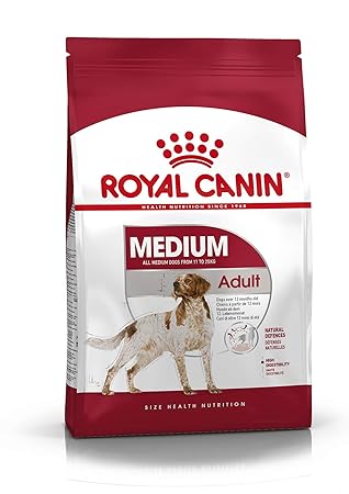 Royal Canin Medium Granule Adult Dog Food, Meat Flavour, 4 Kg