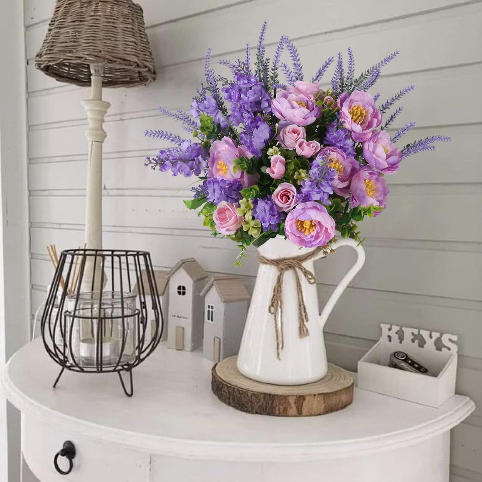 Amazon.com: HUAESIN Artificial Flowers Silk Rose Peony Bouquets