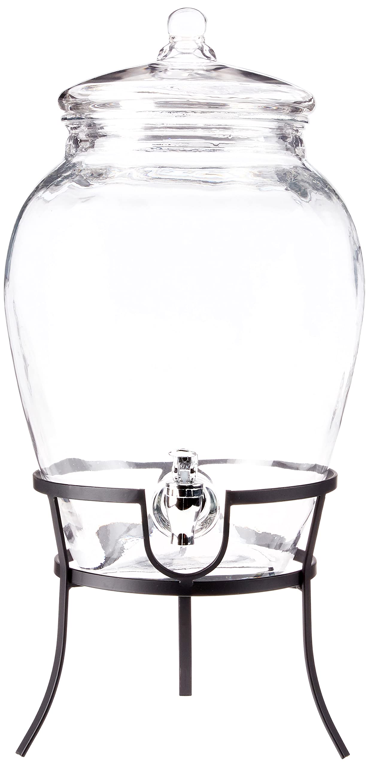 Style Setter 210388-GB - Dispensador de bebidas de cristal redondeado, transparente