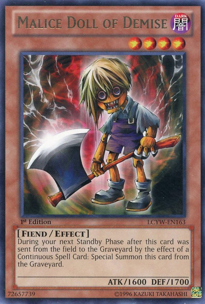 Malice Doll of Demise (LCYW-EN163) - Legendary Collection 3: Yugi's World - 1st Edition - Rare